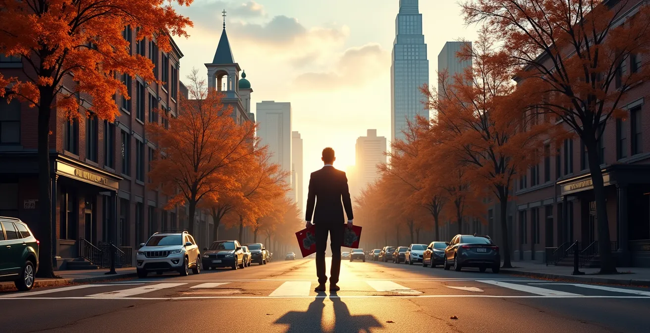 Contraste entre les scènes artistiques de Montréal et New York avec un artiste au centre