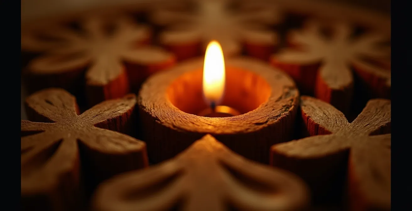 Chapelle du Sacré-Cœur de la Basilique Notre-Dame, espace intime éclairé aux chandelles propice à la méditation