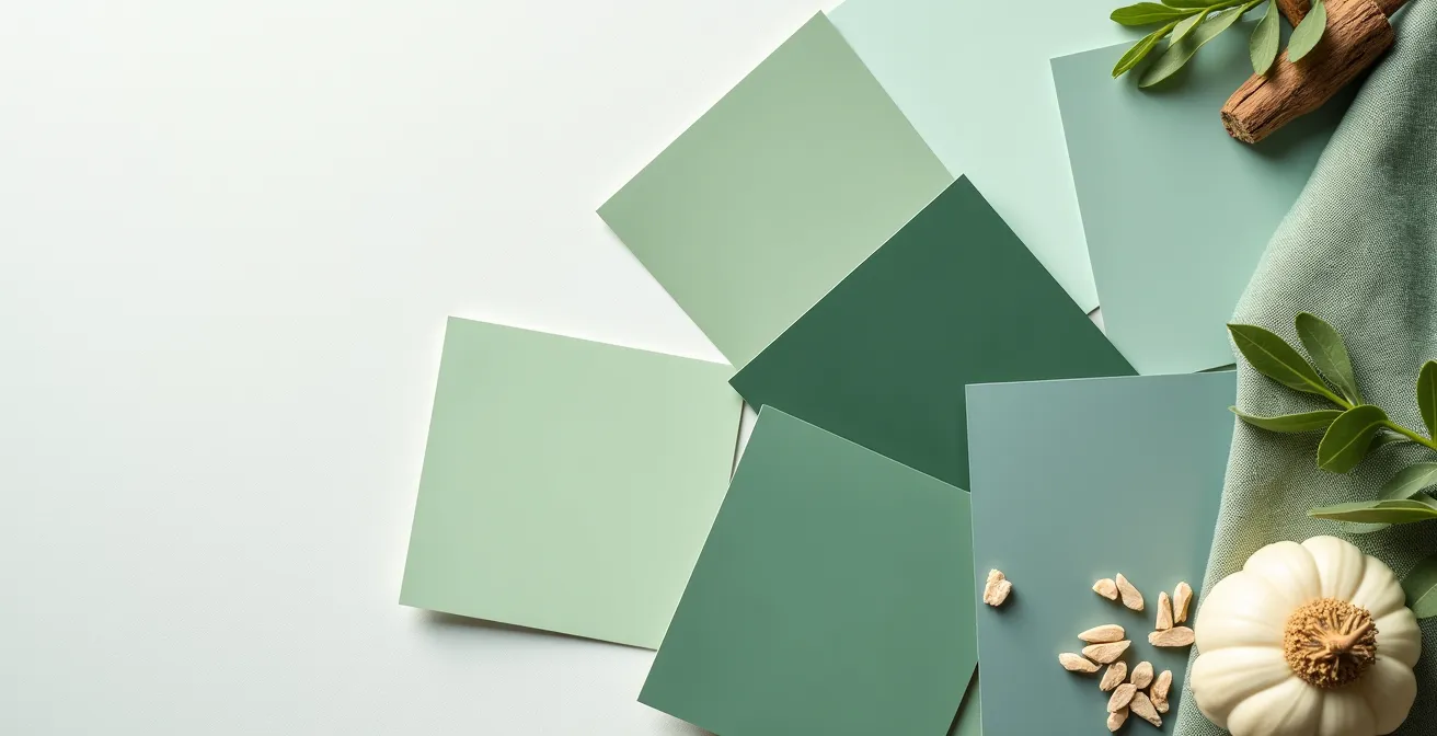 Vue en coupe d'un appartement montréalais montrant l'évolution harmonieuse des couleurs de pièce en pièce